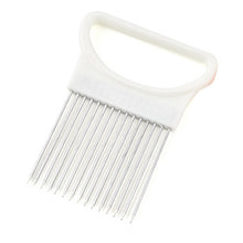 Load image into Gallery viewer, Easy Cut Onion Holder Fork Stainless Steel +Plastic Vegetable Slicer Tomato Cutter Metal Meat Needle Kitchen Accessories
