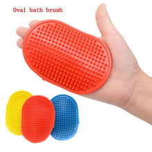 Load image into Gallery viewer, Bath Brush Comb Rubber Glove Hair Fur Grooming Massaging Massage